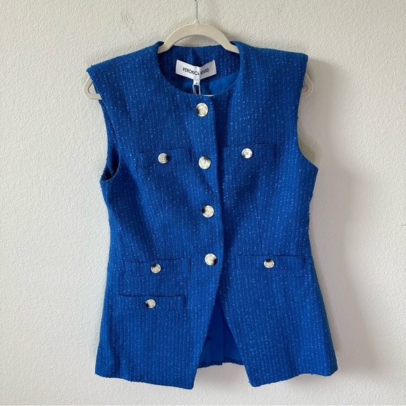 NWT VERONICA BEARD TAMARA VEST blue COBALT SZ
US 8 - Picture 3 of 11